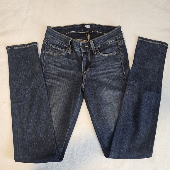 PAIGE Verdugo Ultra Skinny Women's Blue Jeans - Picture 1 of 11